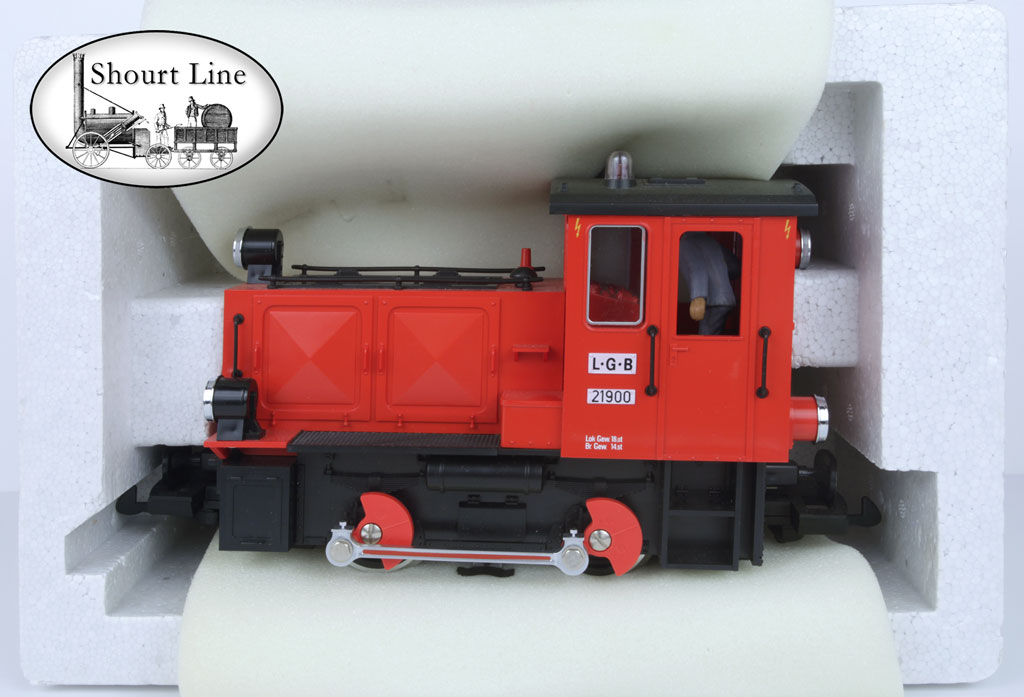 LGB 21900 DUO-System Red Diesel Loco RC Couplers Brand New in foam carrier