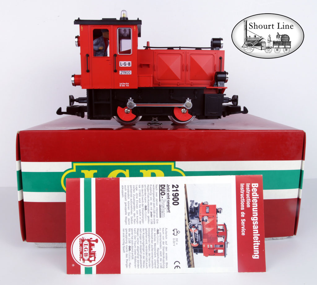 LGB 21900 DUO-System Red Diesel Loco RC Couplers Brand New loco on box with manual