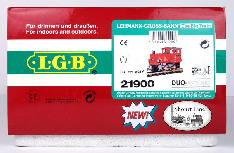 LGB 21900 DUO-System Red Diesel Loco RC Couplers Brand New box label