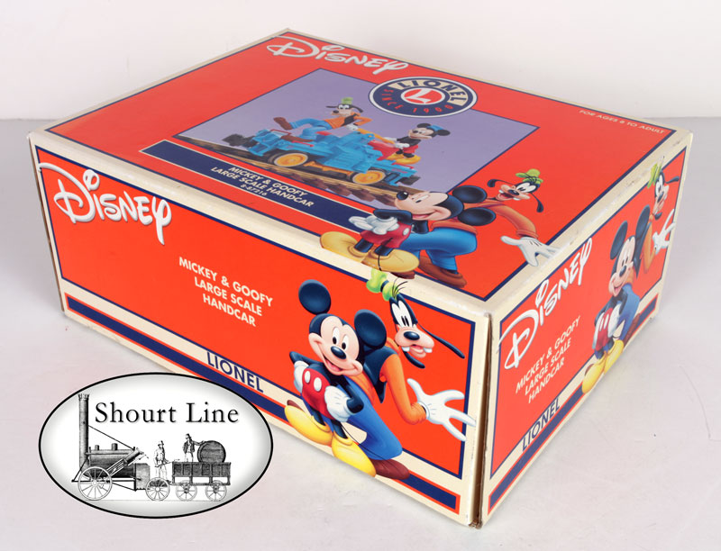 G Scale G Scale Lionel 8-87216 Animated Mickey & Goofy Handcar motorized NEW