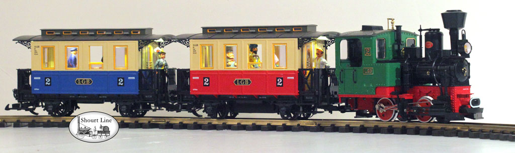 G Scale LGB 20301 Passenger Train Ultimate Starter Set with SL-6525911 Lighting System