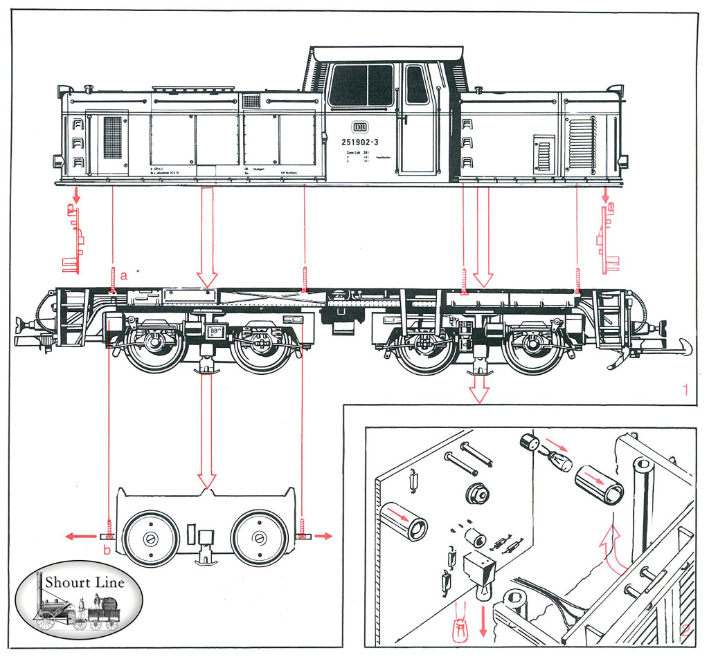 G Scale LGB 2051 G Scale German Federal Railway Series 251 Red Diesel Loco NEW