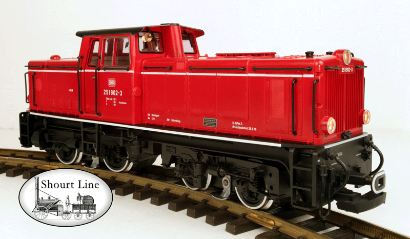G Scale LGB 2051 G Scale German Federal Railway Series 251 Red Diesel Loco NEW