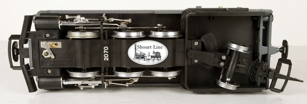 G Scale LGB 2070D U43 0-6-2 Orient Express Loco w Lights, Smoker, Working Cab & Boiler Doors