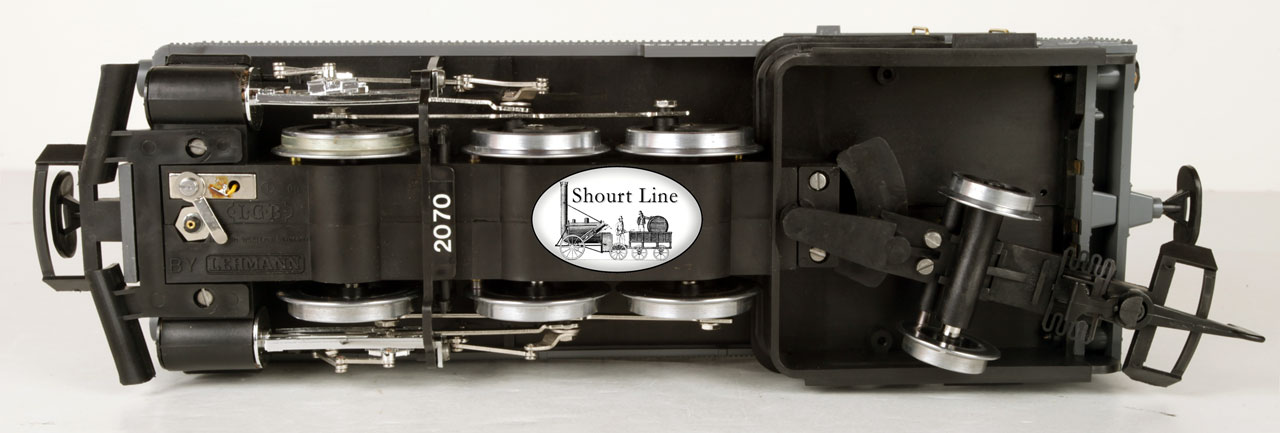 G Scale LGB 2070D U43 0-6-2 Orient Express Loco w Lights, Smoker, Working Cab & Boiler Doors