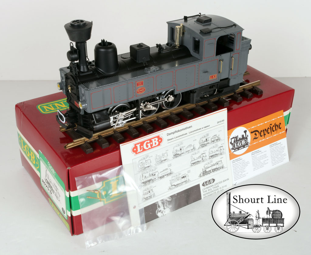 G Scale LGB 2070D U43 0-6-2 Orient Express Loco w Lights, Smoker, Working Cab & Boiler Doors
