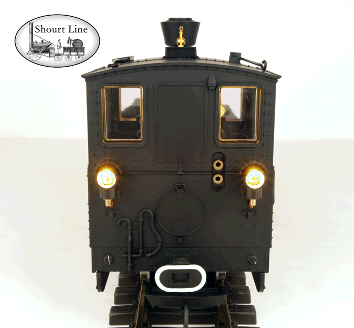 LGB 2071D ZILLERTRAL BAHN 0-6-2 Steam Loco Smoke Lights German NEW rear view showing the rear power jacks