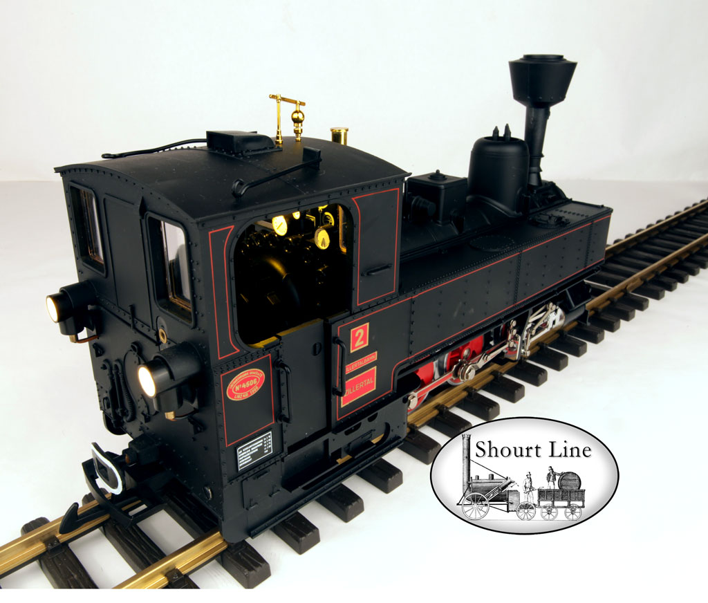 LGB 2071D ZILLERTRAL BAHN 0-6-2 Steam Loco Smoke Lights German NEW top right rear view