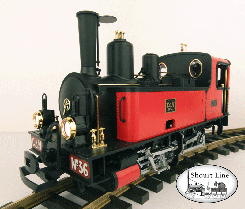 <empty>G Scale LGB 20790 Red Corpet-Louvet 0-4-2 Steam Locomotive No. 36