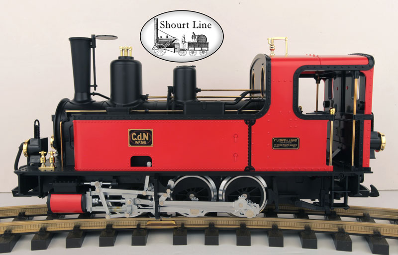 <emptyG Scale LGB 20790 Red Corpet-Louvet 0-4-2 Steam Locomotive No. 36>