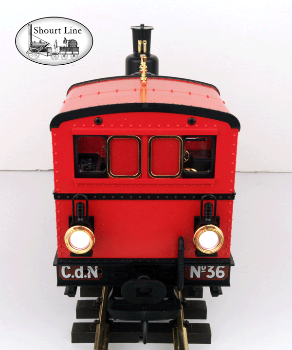 G Scale LGB 20790 Red Corpet-Louvet 0-4-2 Steam Locomotive No. 36