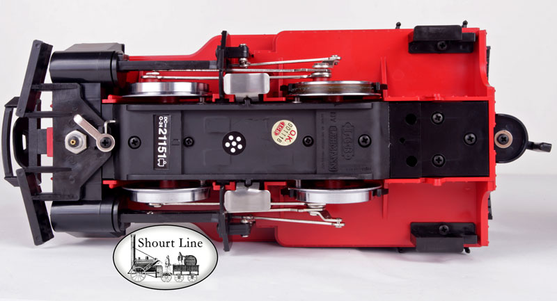 LGB 21151 RD BR 99-211 0-4-0 Steam Locomotive bottom view