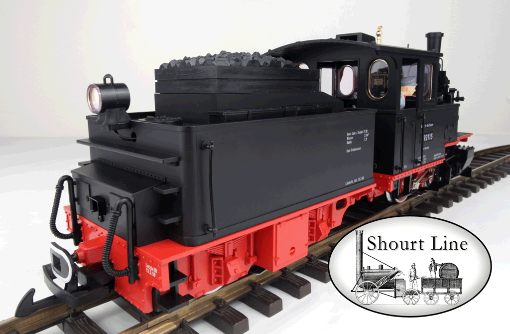 LGB 21151 RD BR 99-211 0-4-0 Steam Locomotive top right rear view