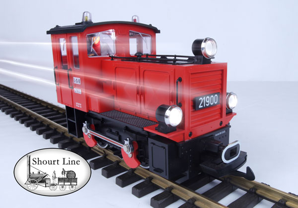 LGB 21900 DUO-System Red Diesel Loco RC Couplers Brand New