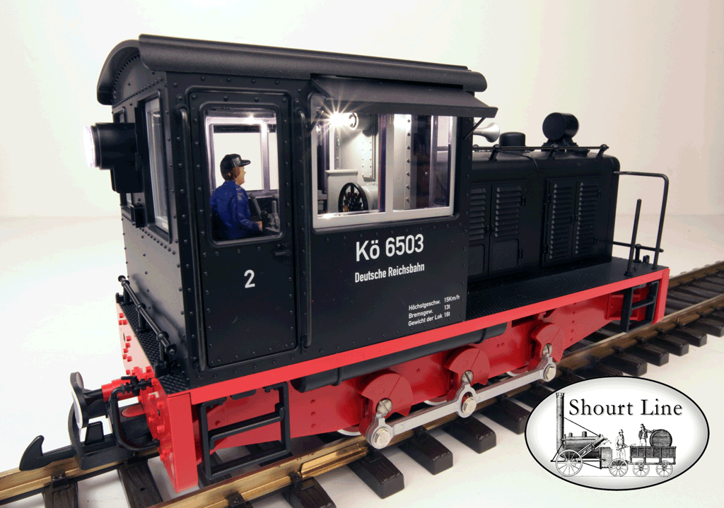 LGB 2028D DSP&P 2-6-0 Mogul Steam Locomotive & Tender #71 EX/Box – Trainz