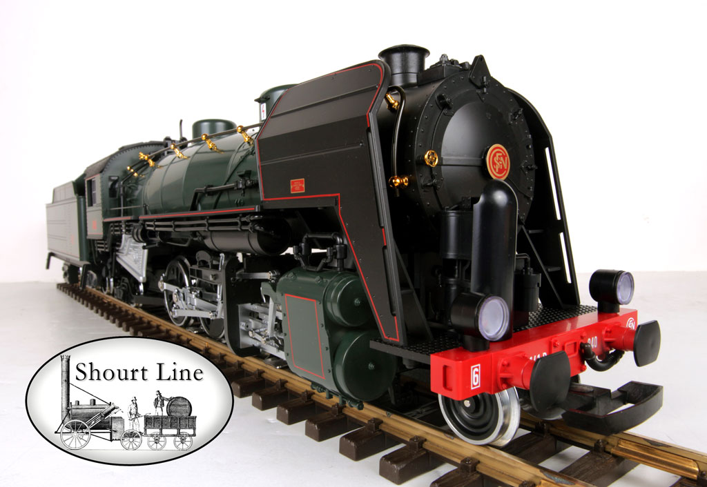 Amazon | SNCF/フランス国鉄141R 蒸気機関車（黒染車輪/金属製
