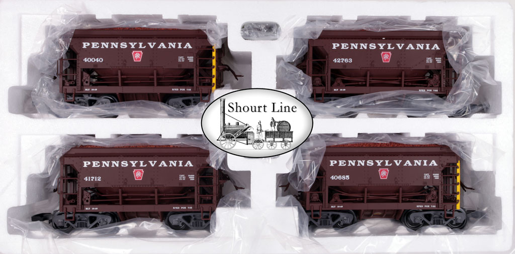 LGB 40040 PRR Ore 4 Car Set w Ore-Car and Hook-Loop couplers - Instruction sheet & diagrams NEW IN BOX