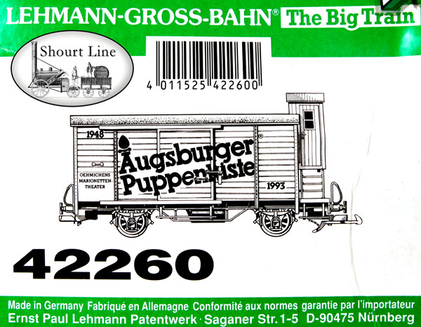 Shourt Line - Soft Works Ltd. - Products - G Scale LGB 42260
