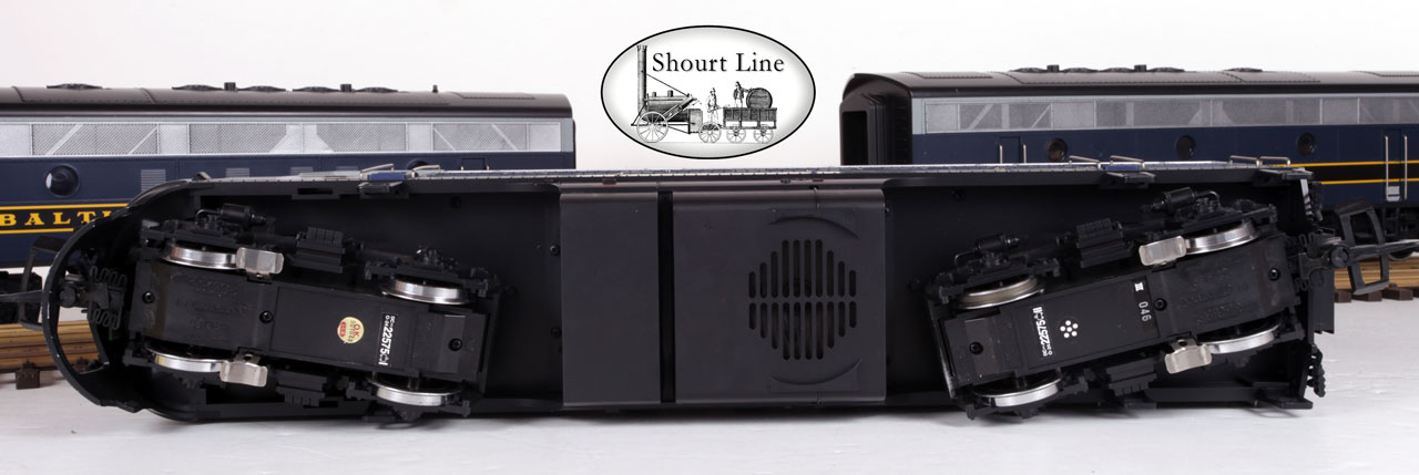 LGB 70457 Baltimore and Ohio F7 A-B-A B&O Limited Edition F7A bottom rear unit