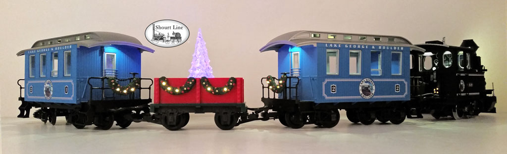 Shourt Line SL 8100202 Christmas Animated LED Tree in an HLW 15105XMAS Gondola as part of starter set w garland