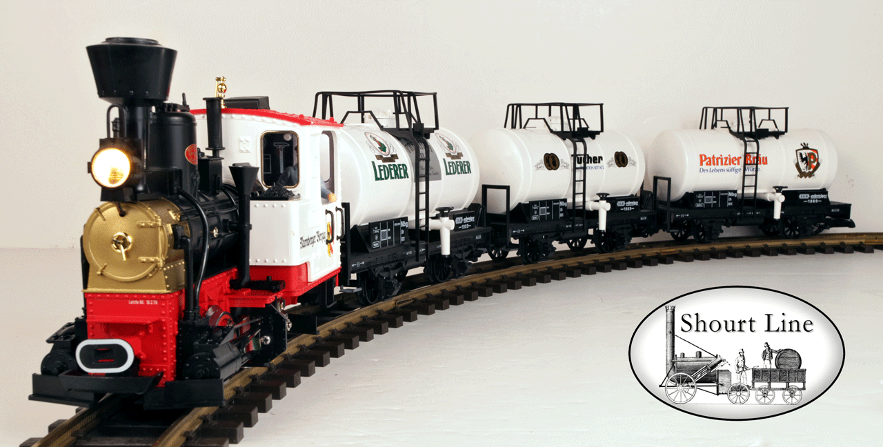 G Scale LGB 20539 0-4-0 Steam Loco + 3 Car Set - Nurnberger Bierzug Ltd Edition Ser No 0273 Beer Train Tank Car Set NEW