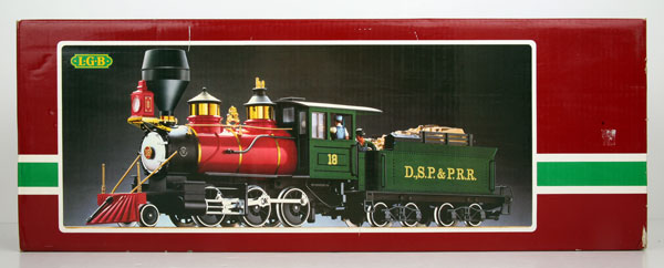 LGB 2018D D.S.P.&P.R.R Mogul Steam Locomotive & Tender NIB