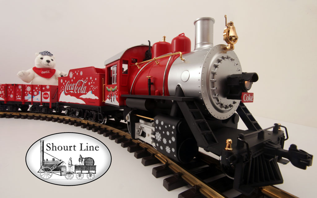 LGB 72510 G Scale Coca-Cola® Red Trunk Christmas Train Set 