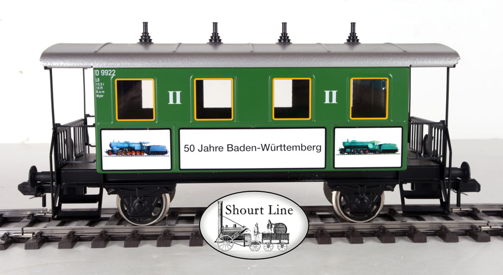 G Scale 1 Marklin Maxi 54719 2nd Class Passenger Car 50 Jahre Baden-Wurttemberg NEW