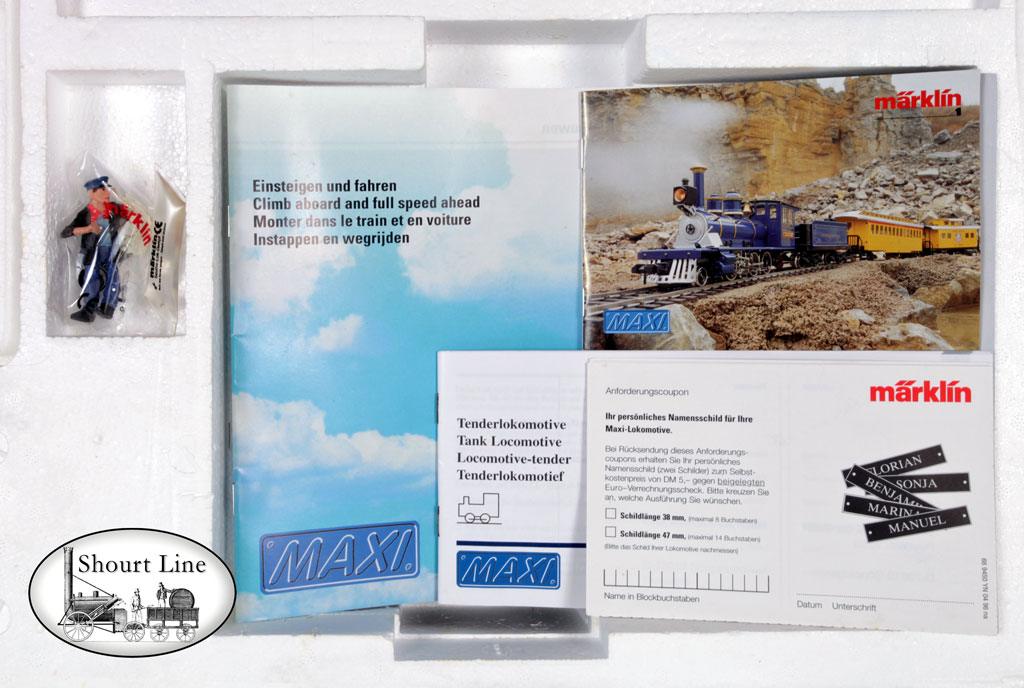 G Scale 1 Gauge Marklin Maxi 54404 Rare Emma Train Freight Set NEW Metal Chassis & Wheels NEW engineer and user manual with documents