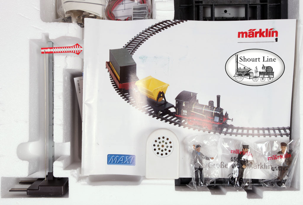 G Scale 1 Gauge Marklin Maxi 54413 Starter Set Sound Fx Lights Smoke All Metal - Upgraded with PIKO Throttle