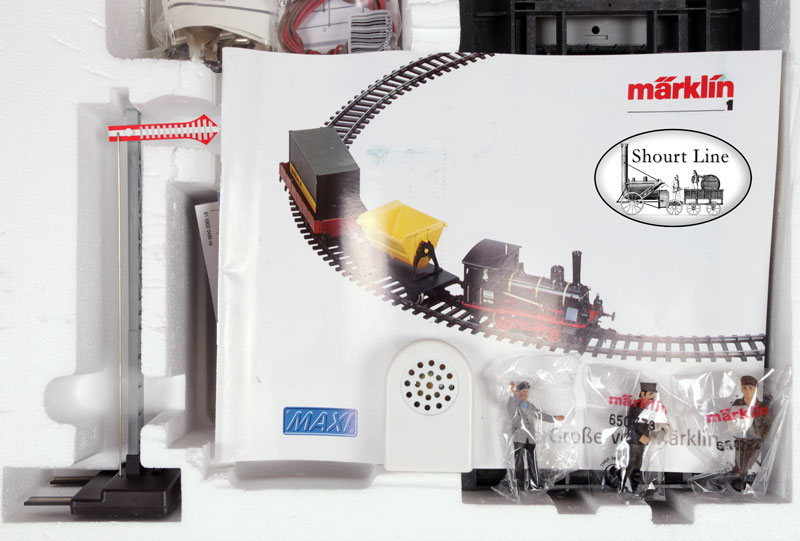 G Scale 1 Gauge Marklin Maxi 54413 Starter Set Sound Fx Lights Smoke All Metal - Upgraded with PIKO Throttle