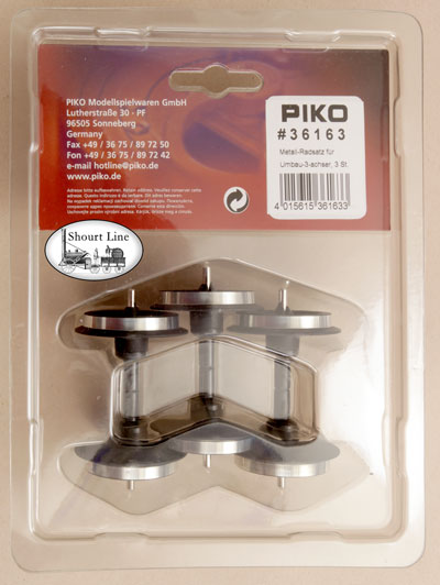 PIKO Metal wheel sets P 36163 back view