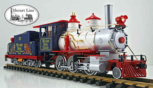 G Scale LGB 22192 WBC Wilson Brothers Circus Mogul Steam Locomotive & Tender Sound Smoke Lights NEW