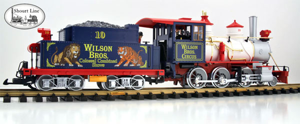 G Scale LGB 22192 WBC Wilson Brothers Circus Mogul Steam Locomotive & Tender Sound Smoke Lights NEW