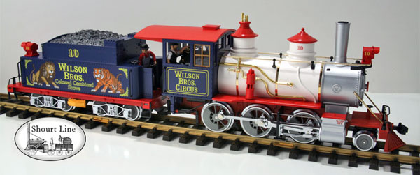 G Scale LGB 22192 WBC Wilson Brothers Circus Mogul Steam Locomotive & Tender Sound Smoke Lights NEW